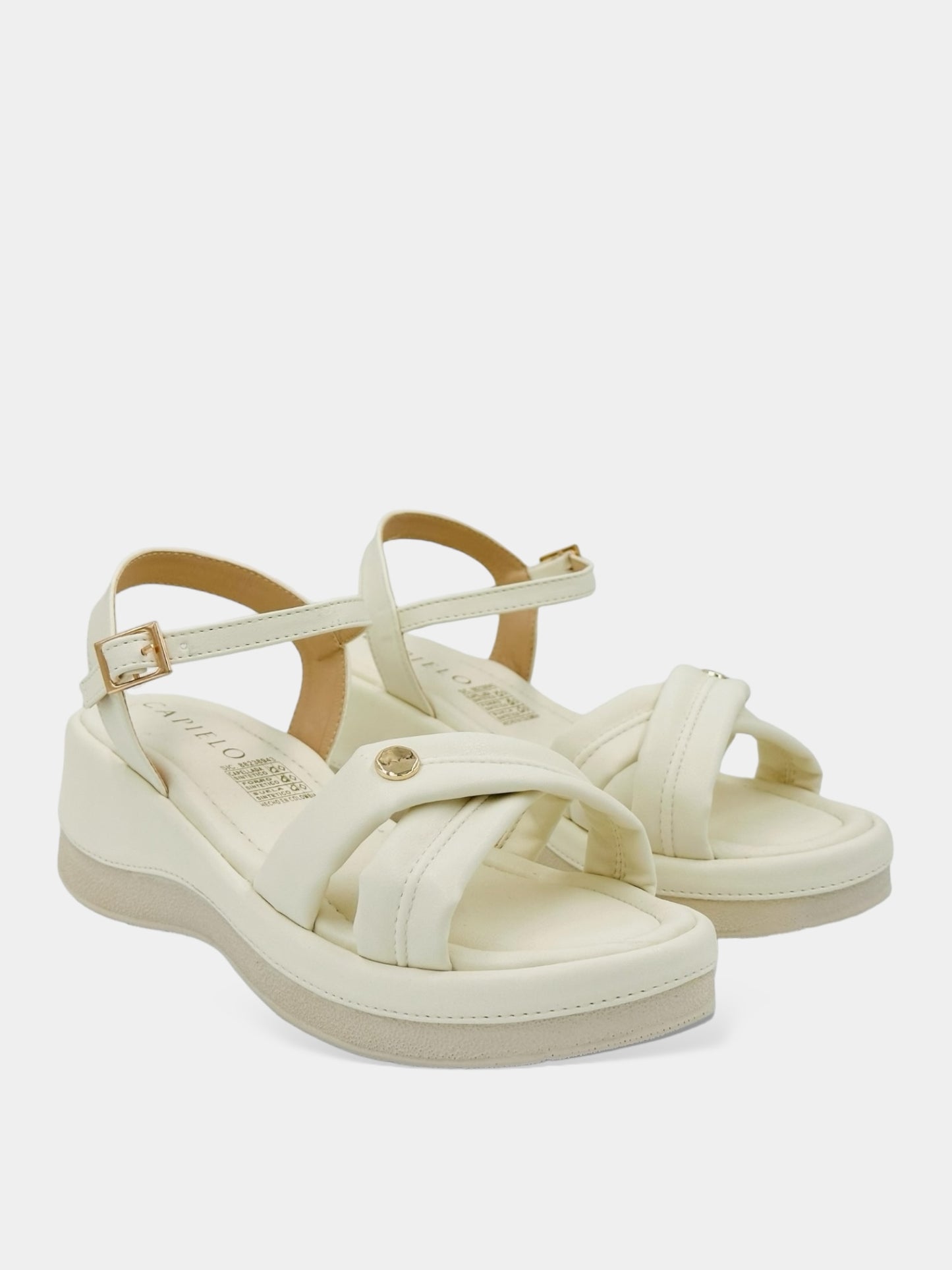 SANDALIA DAMA COLOR TALCO