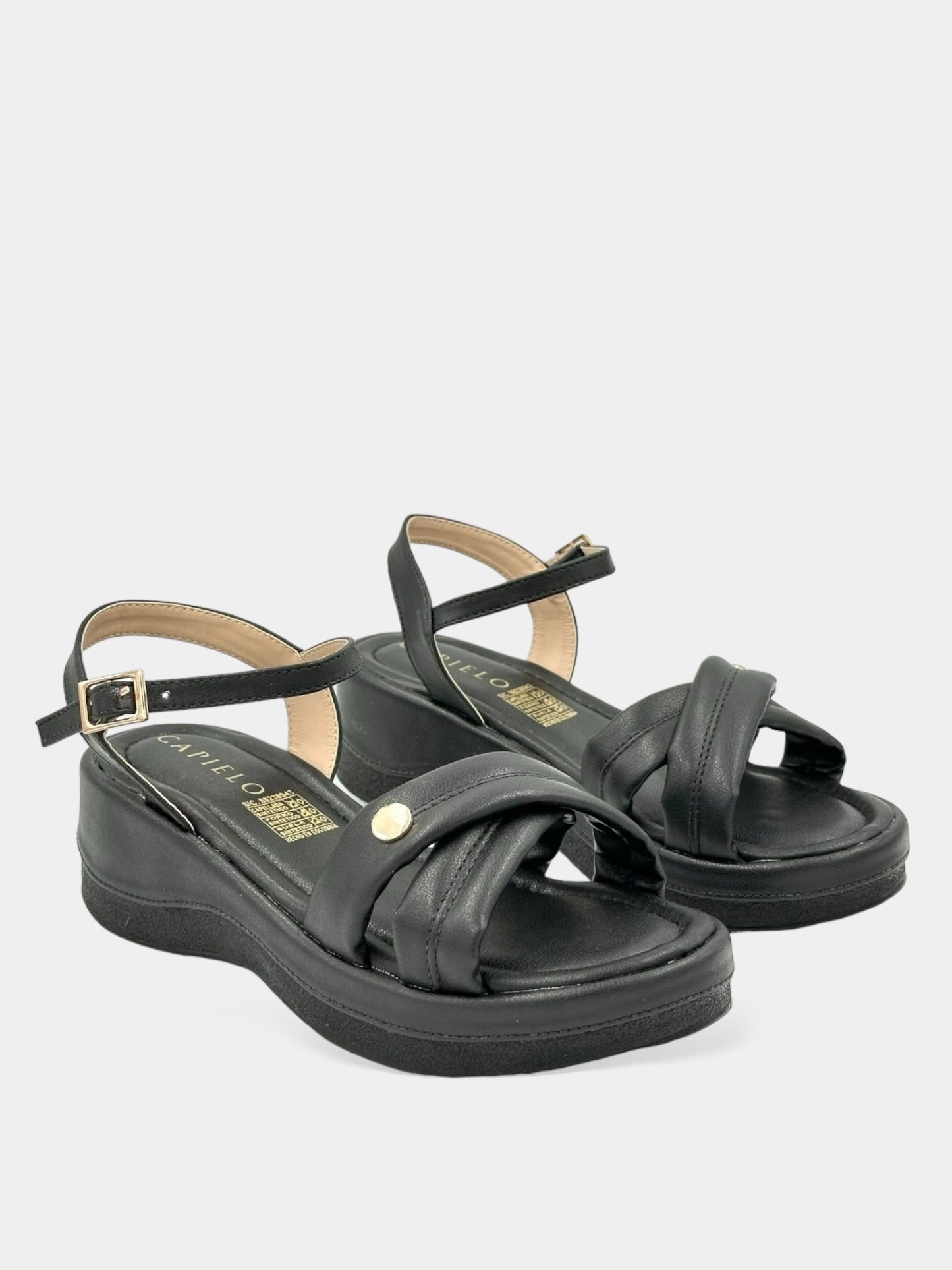 SANDALIA DAMA COLOR NEGRO