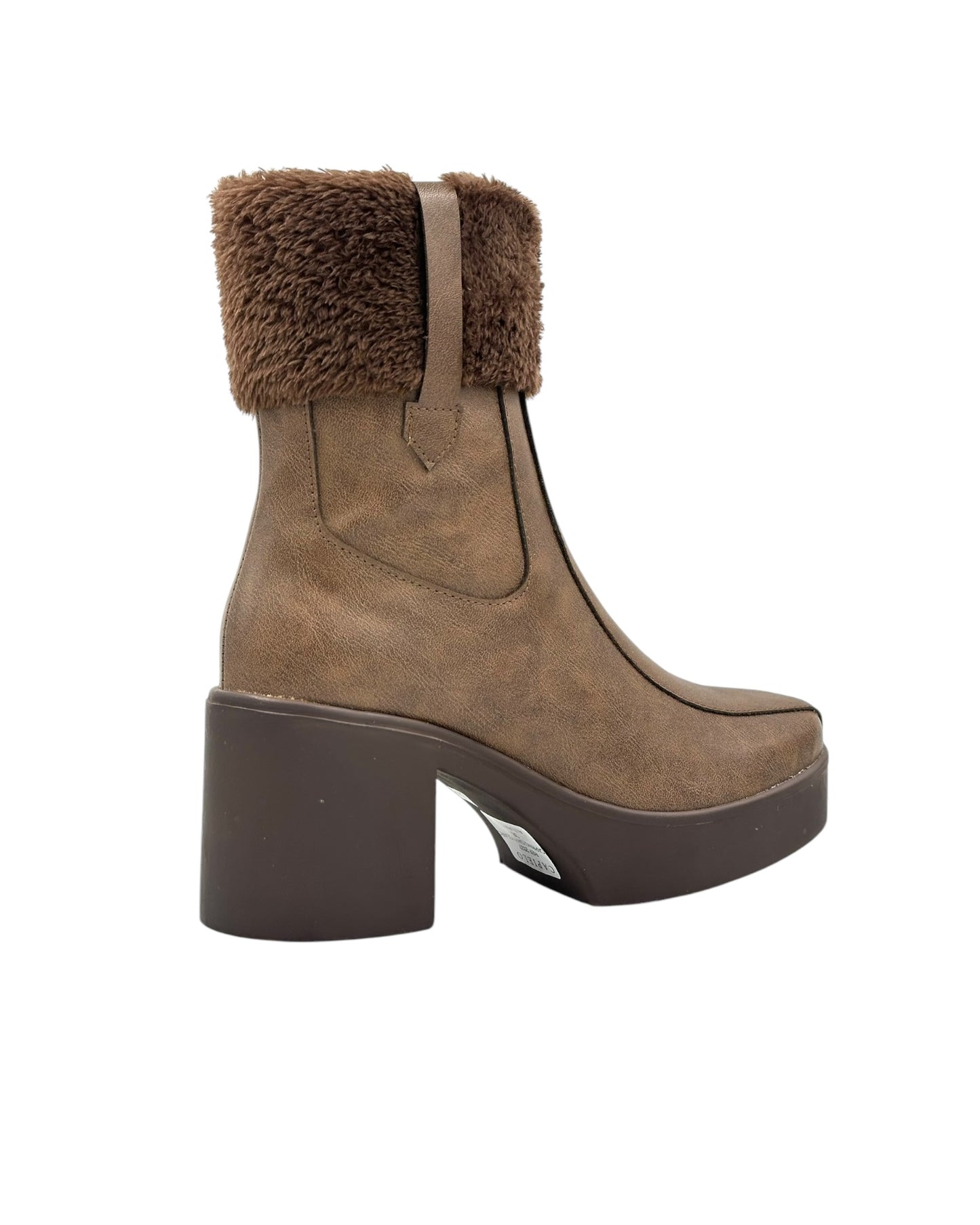 BOTA CAÑA MEDIA DAMA COLOR  CAFE